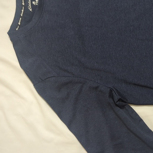Eddie Bauer Active Tee Crewneck Long Sleeve T-Shirt, Color Navy Size XL - Picture 7 of 14